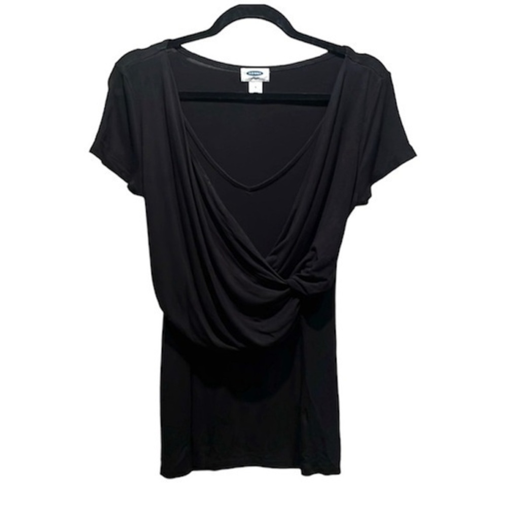 Old Navy Maternity Nursing Top Shirt Black Size Small